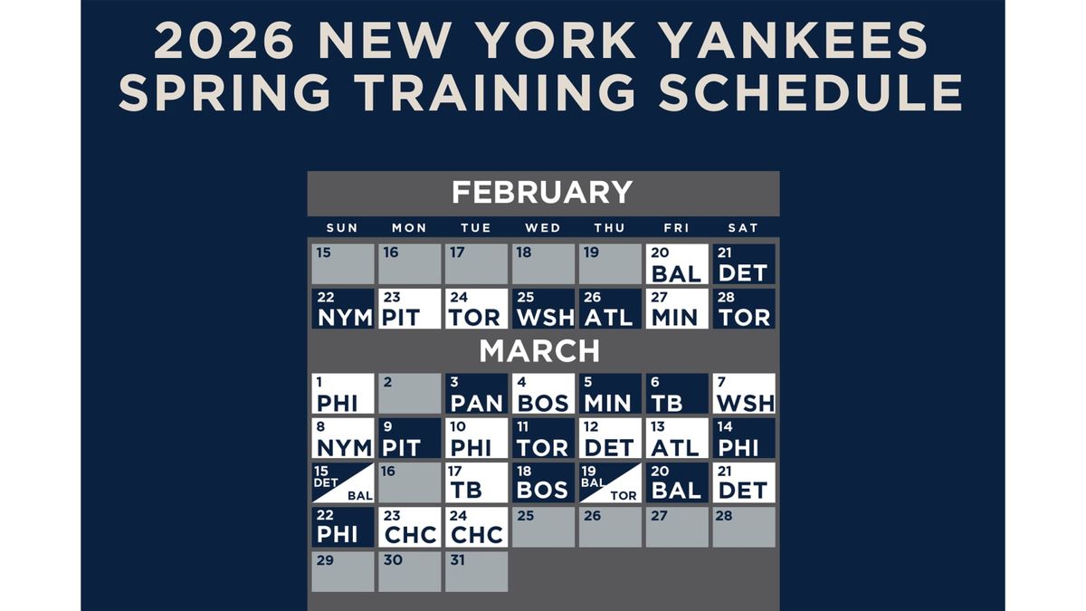 Spring Training: Chicago Cubs vs. New York Yankees