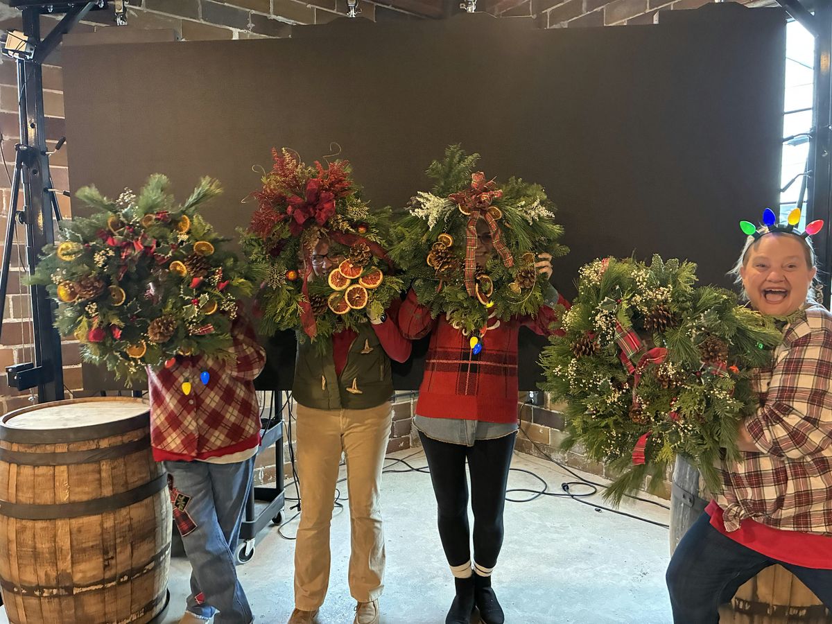 Christmas Wreath Decorating