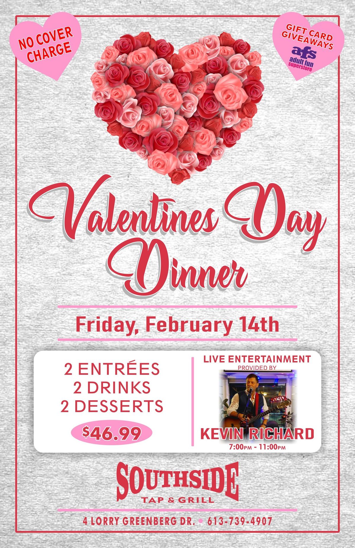 Valentines Day Dinner & Dancing