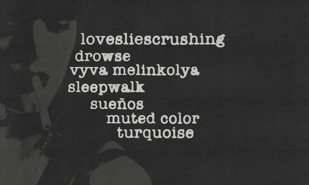 Rave Down: Lovesliescrushing \/ Drowse \/ Sleepwalk