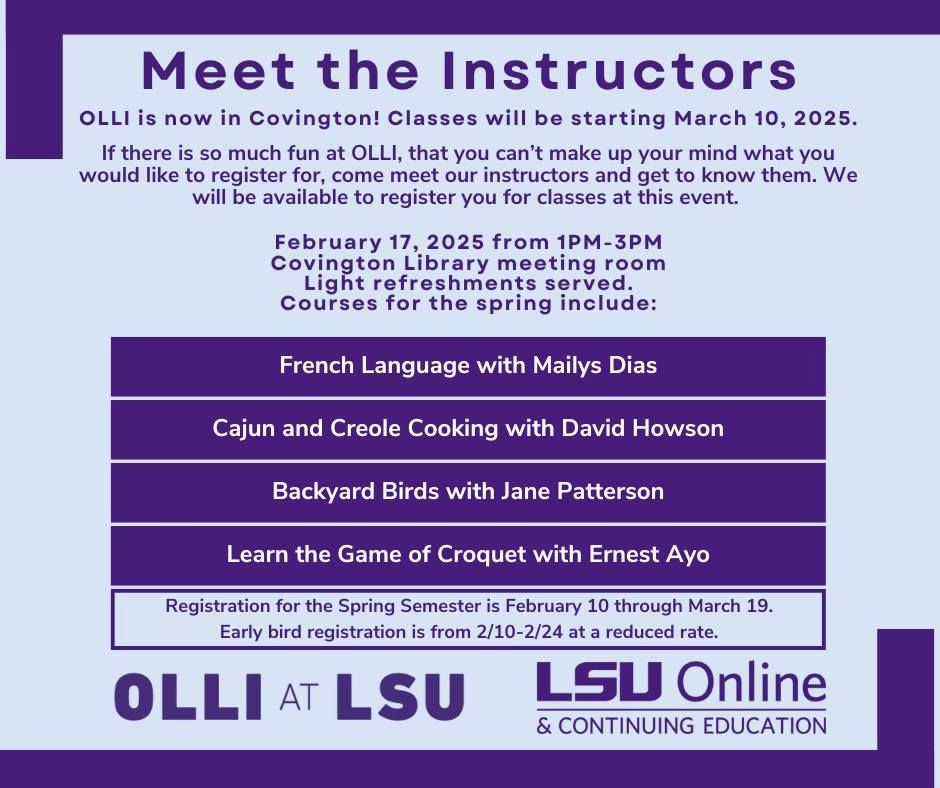 Meet the Instructors