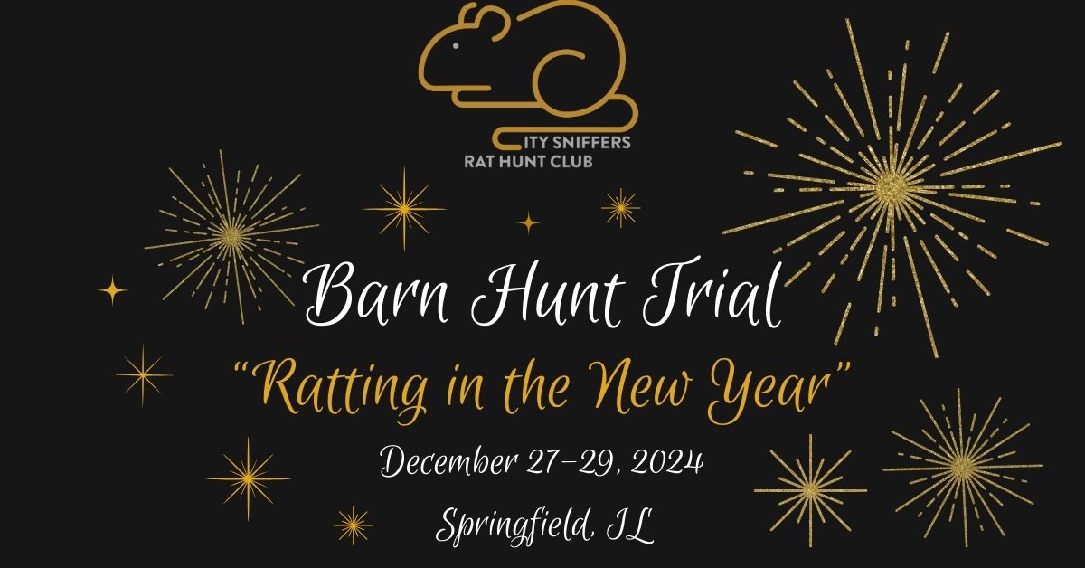 "Ratting in the New Year" Barn Hunt Trial