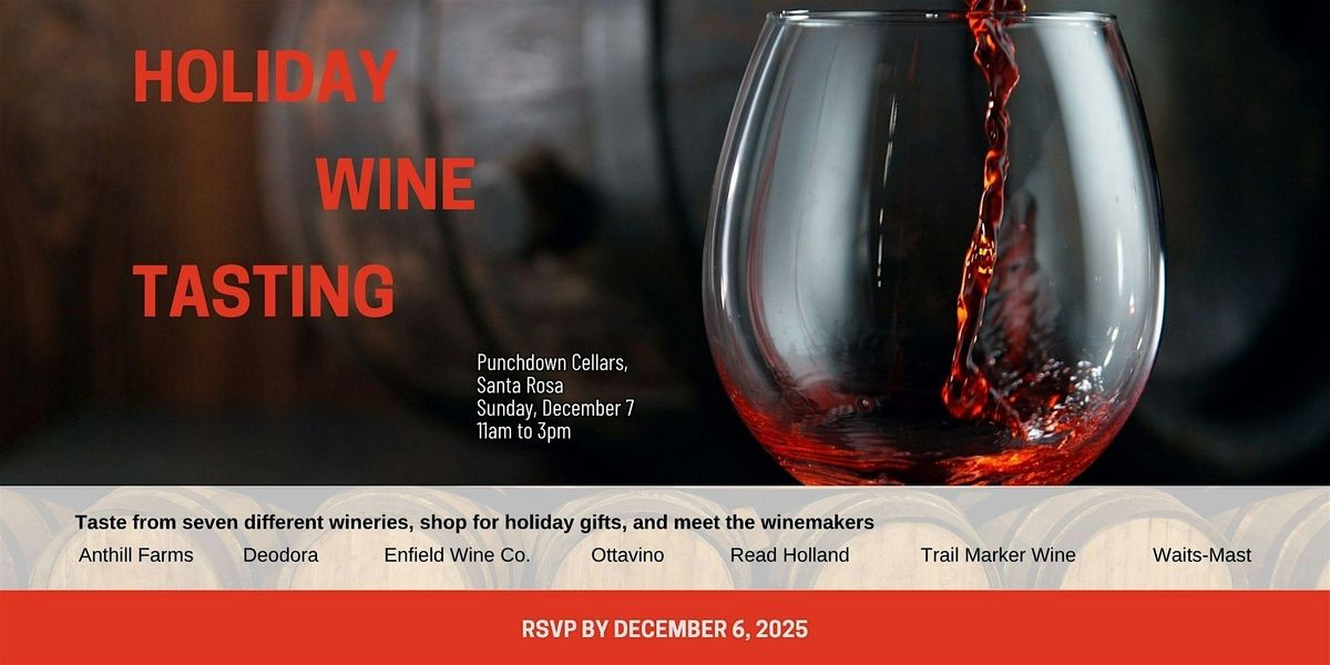 Holiday Wine Tasting at Punchdown Cellars