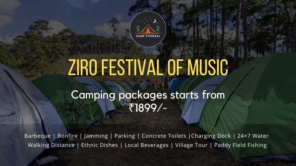 Camp at Ziro Music Festival 2022