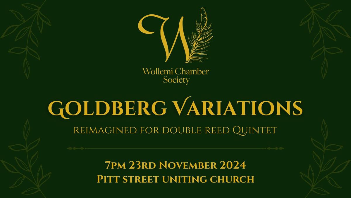 GOLDBERG VARIATIONS | Reimagined for Double Reed Quintet