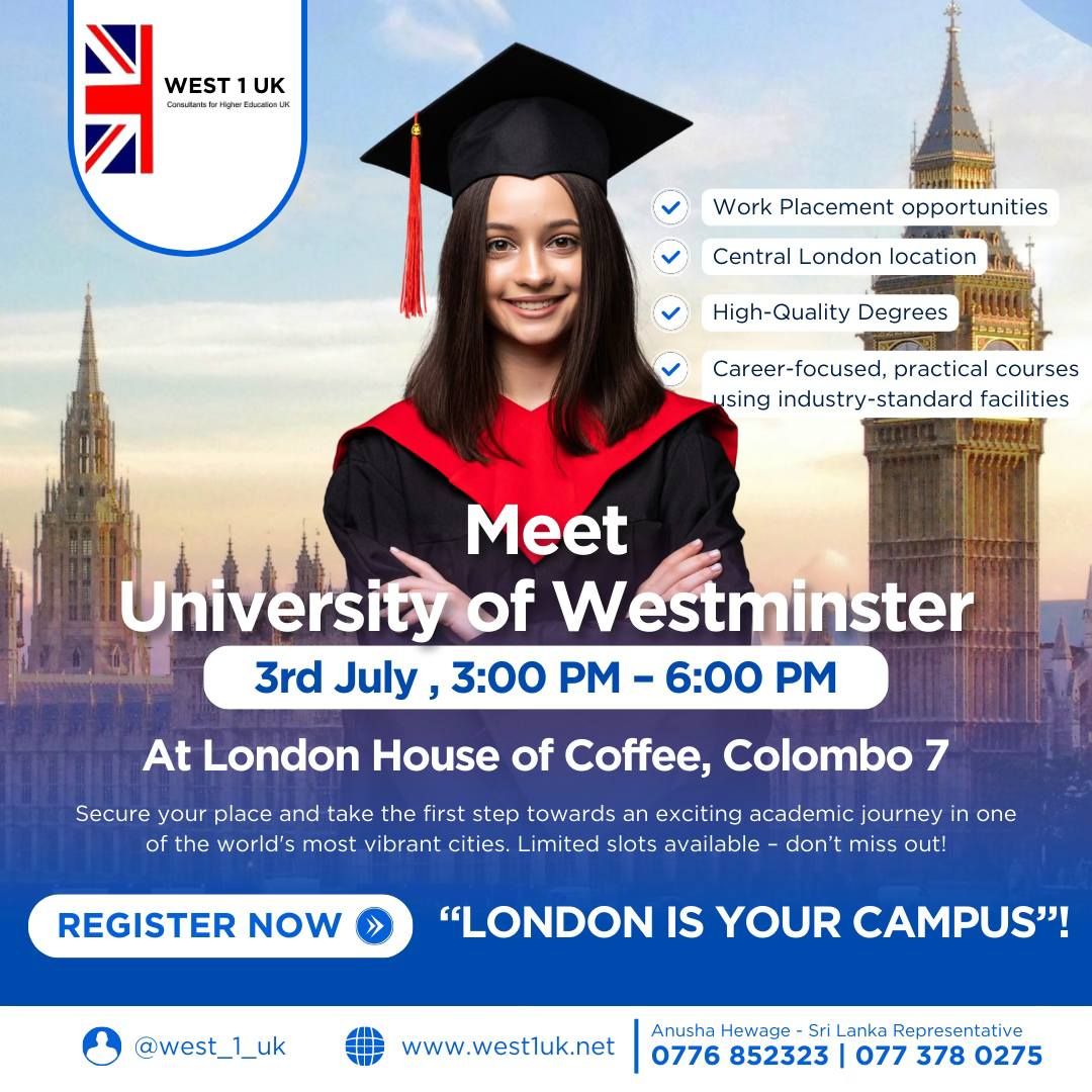 MEET University of Westminster | Study in UK | West1Uk