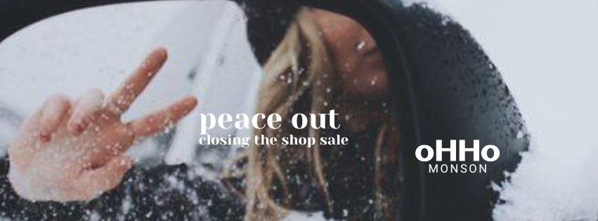 THE PEACE OUT SALE