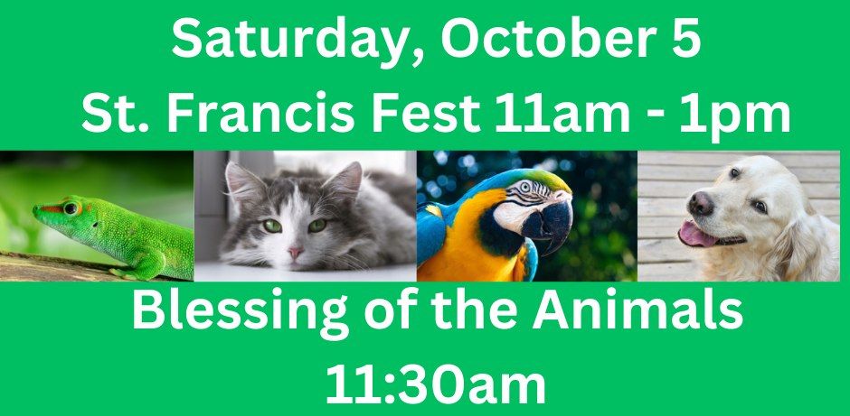 St. Francis Fest & Blessing of the Animals