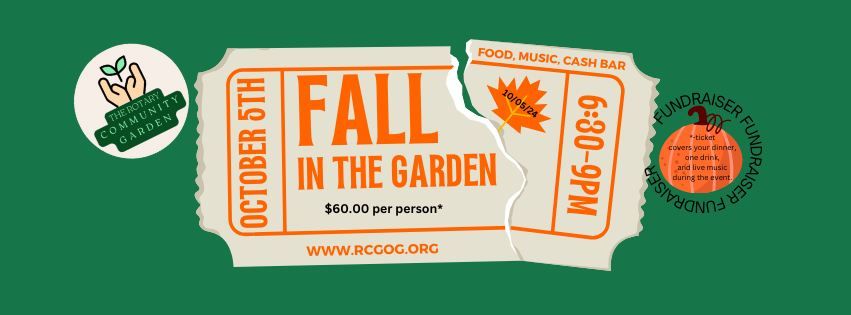 ** Fall in the Garden Fundraiser **