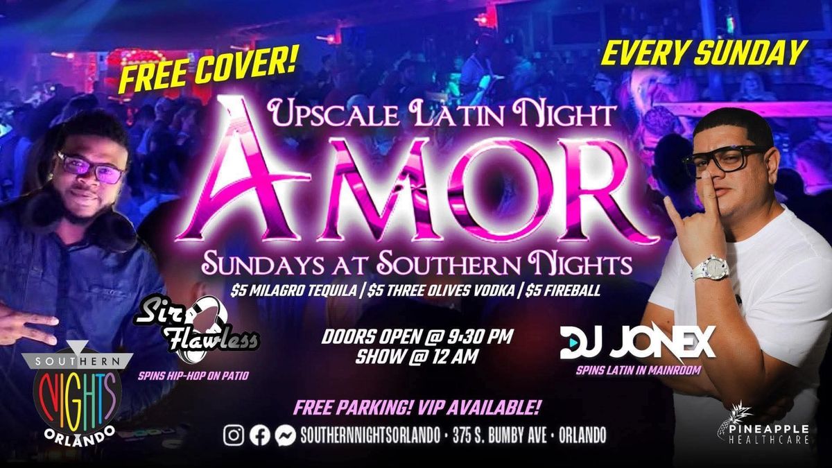 Amor Latin\/Hip Hop Sunday Funday 