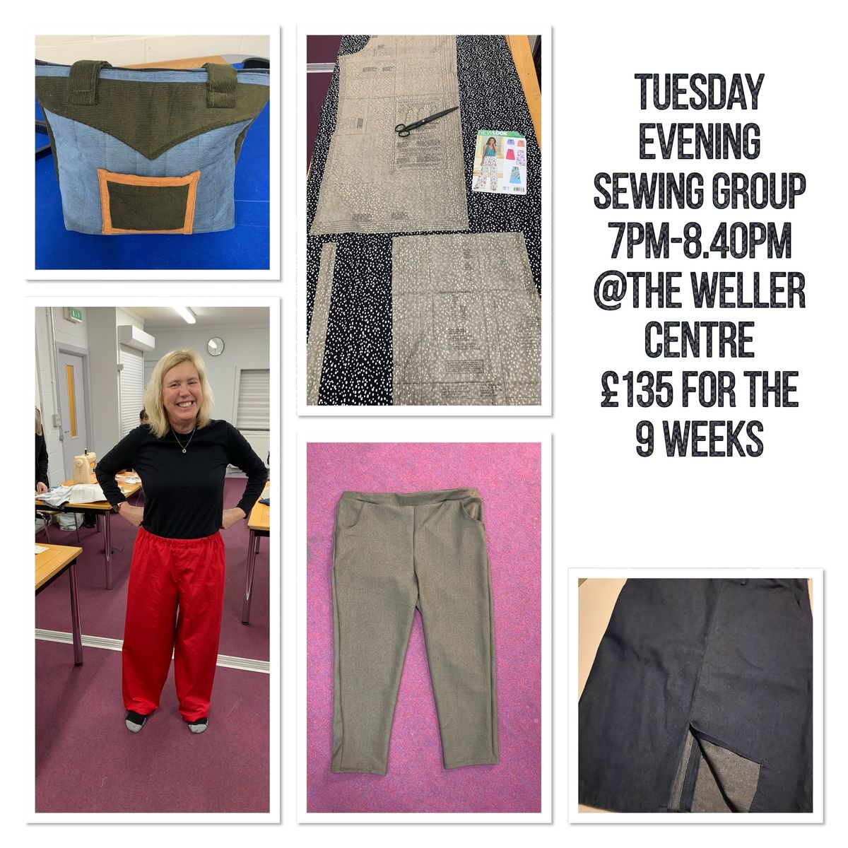 Tuesday evening sewing group