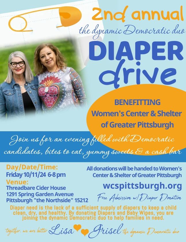 2nd annual dynamic Democratic duo Diaper Drive