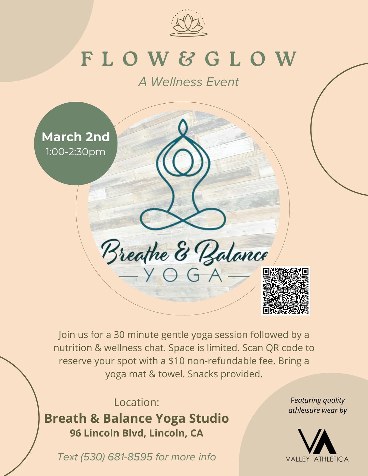 Flow & Glow ~a wellness event