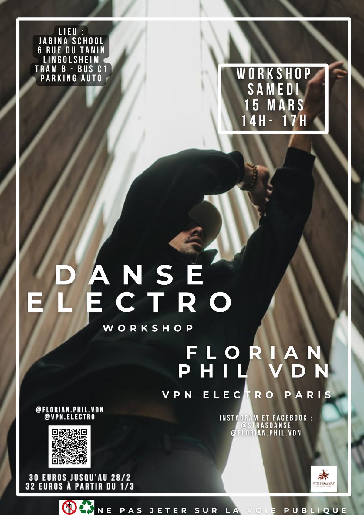 Stage de danse electro avec Florian Phil VDN