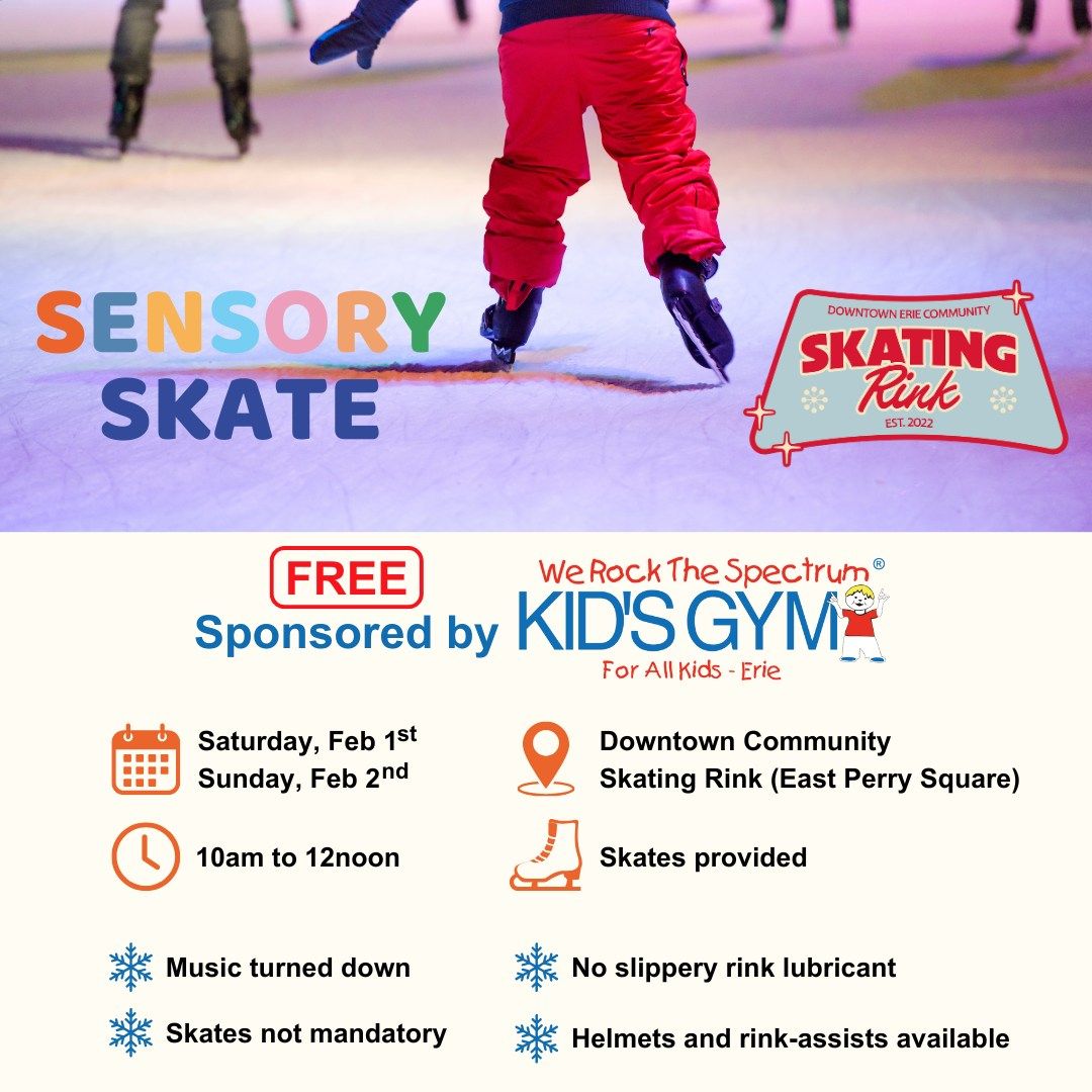 Sensory Sunday at the Downtown Erie Community Skating Rink