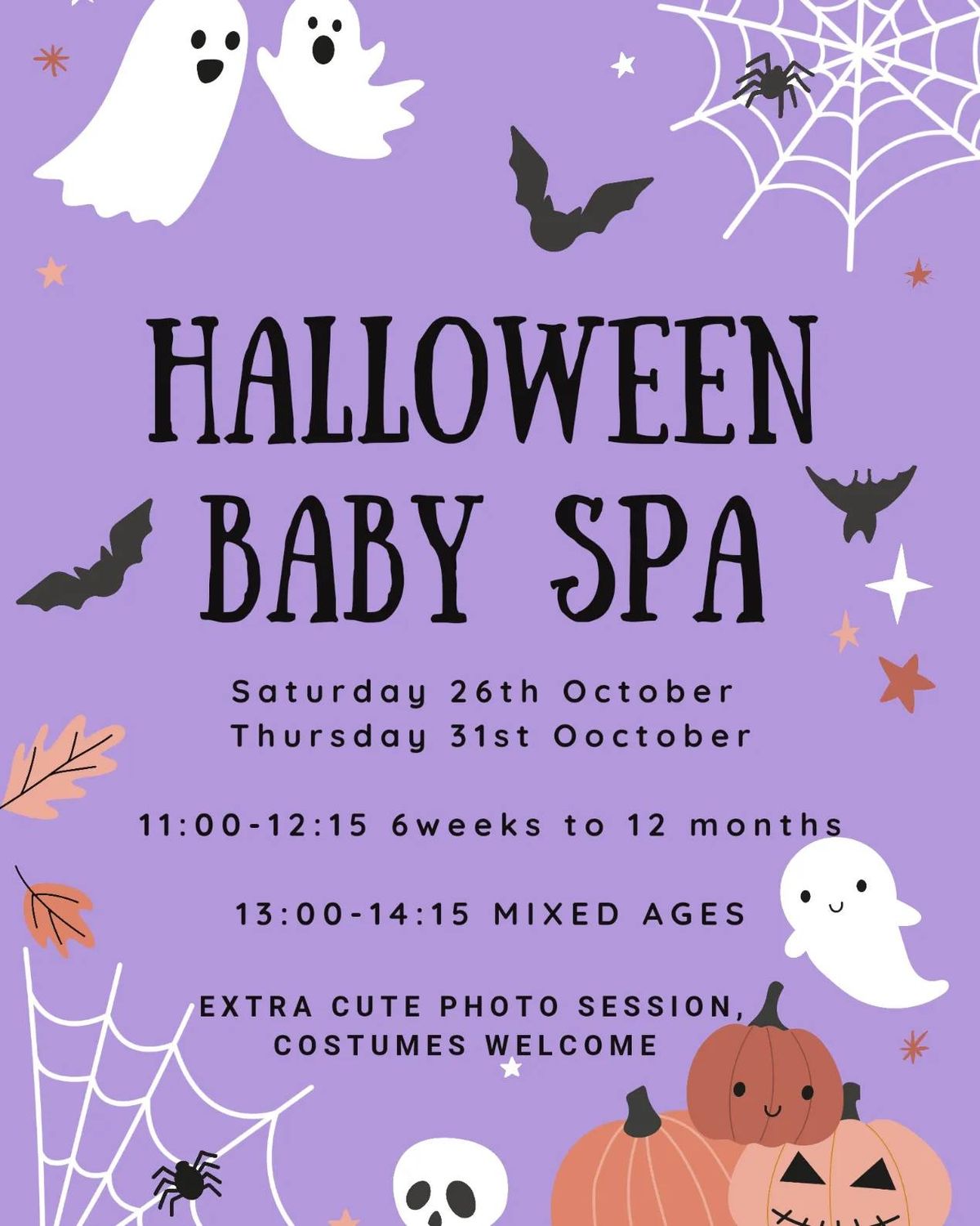 Halloween Baby Spa 