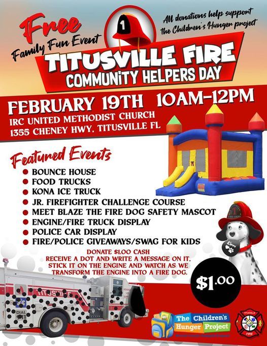 Titusville Fire Community Helpers Day, 1355 Cheney Hwy, Titusville, FL ...