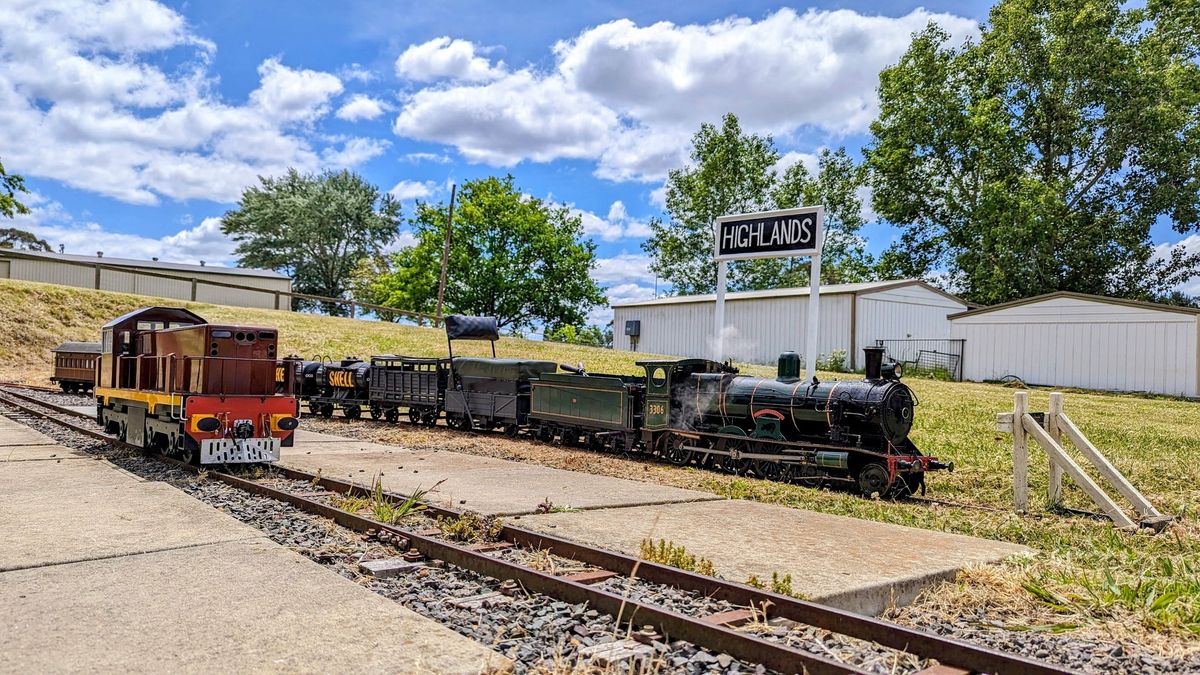 Highlands Miniature Railway running day