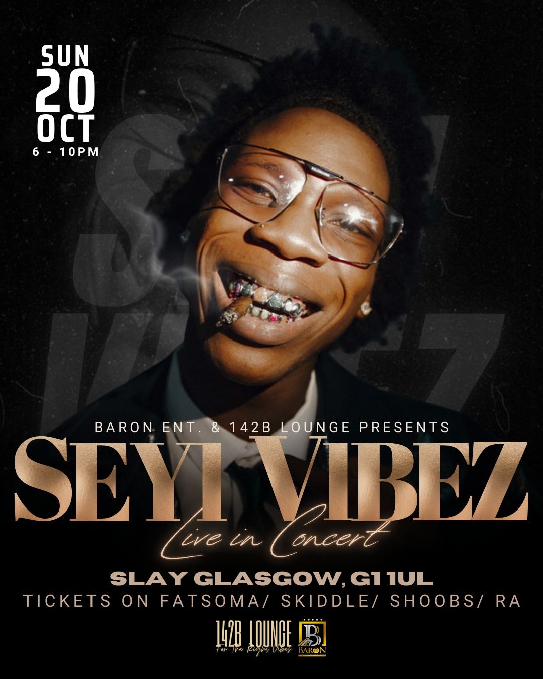 ?  SEYI VIBEZ Live in GLASGOW  ?? ? 