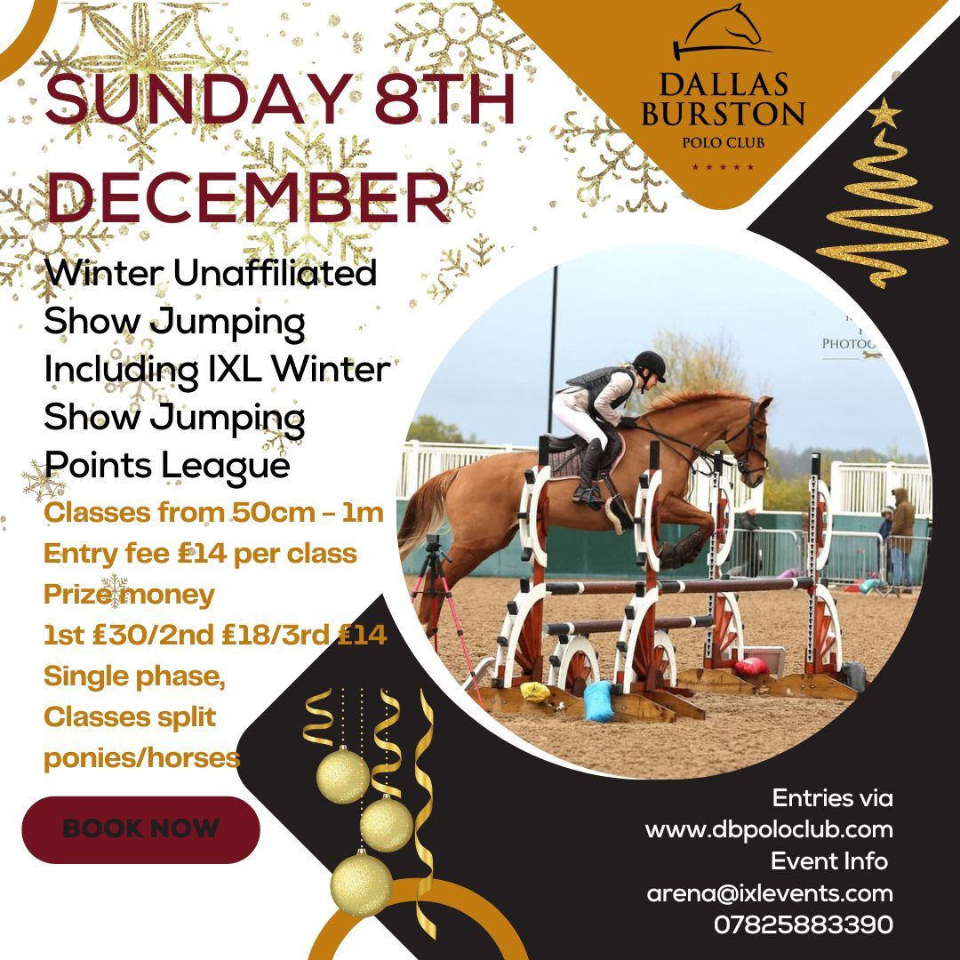 Dallas Burston Winter Show Jumping 50-100cm - IXL Winter Points