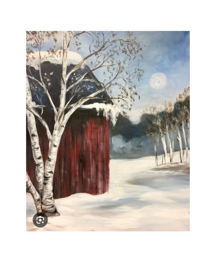 Winter in the Country Paint & Sip