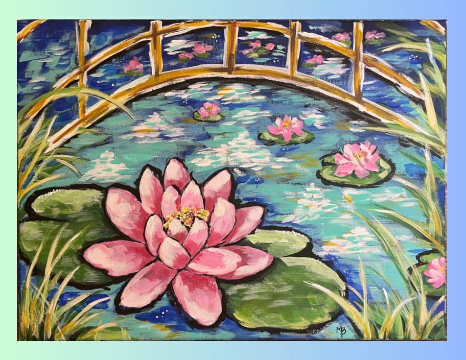 Water lilies in the Pond - Sun, Mar 23rd, 2 PM $20 