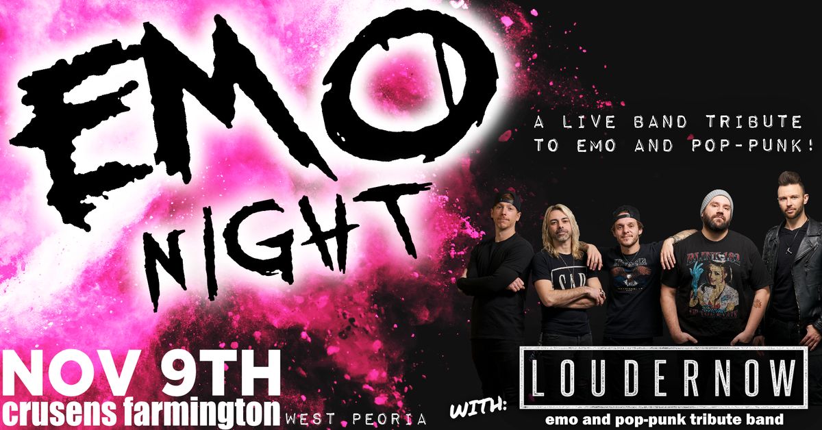 Emo & Pop-Punk Night w\/LOUDERNOW at Crusens Farmington