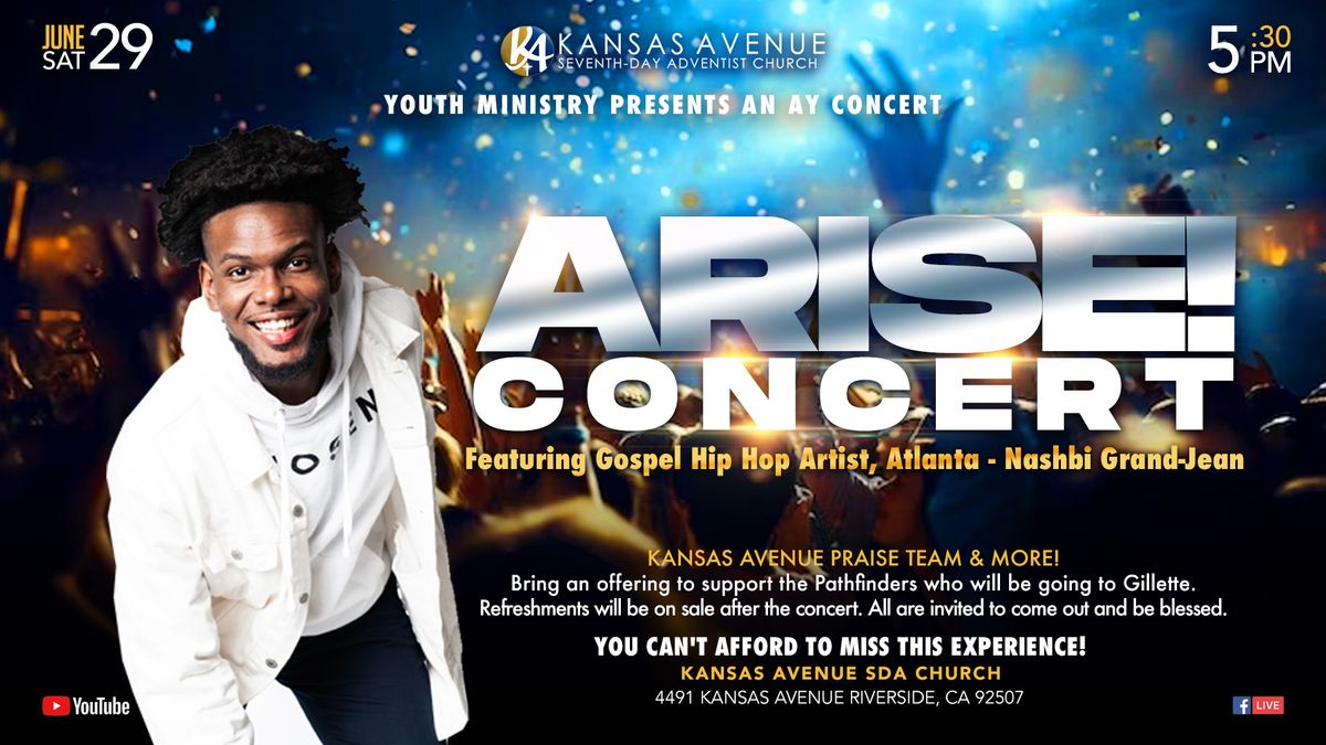 ARISE Concert - Featuring Nashbi! 