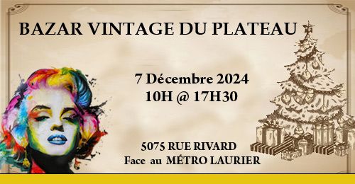 Bazar Vintage du Plateau