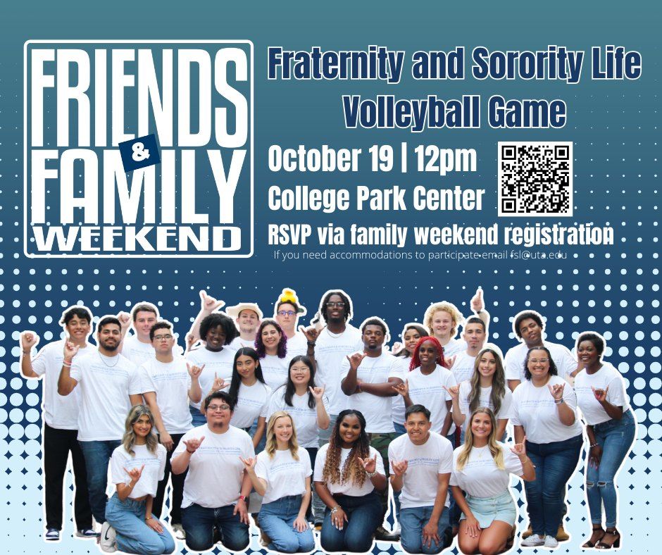 Friends & Family Weekend + Exclusive FSL Volleyball Game Access!