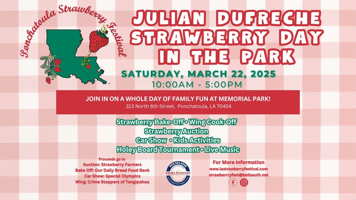 Julian Dufreche Strawberry Day in the Park