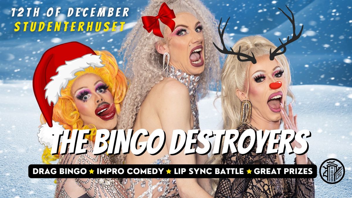 Drag ChristmasBingo Show with The Cocktail Destroyers 12\/12 at Studenterhuset