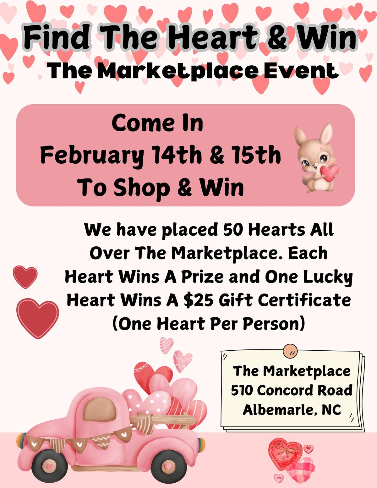 Find The Heart & Win Event