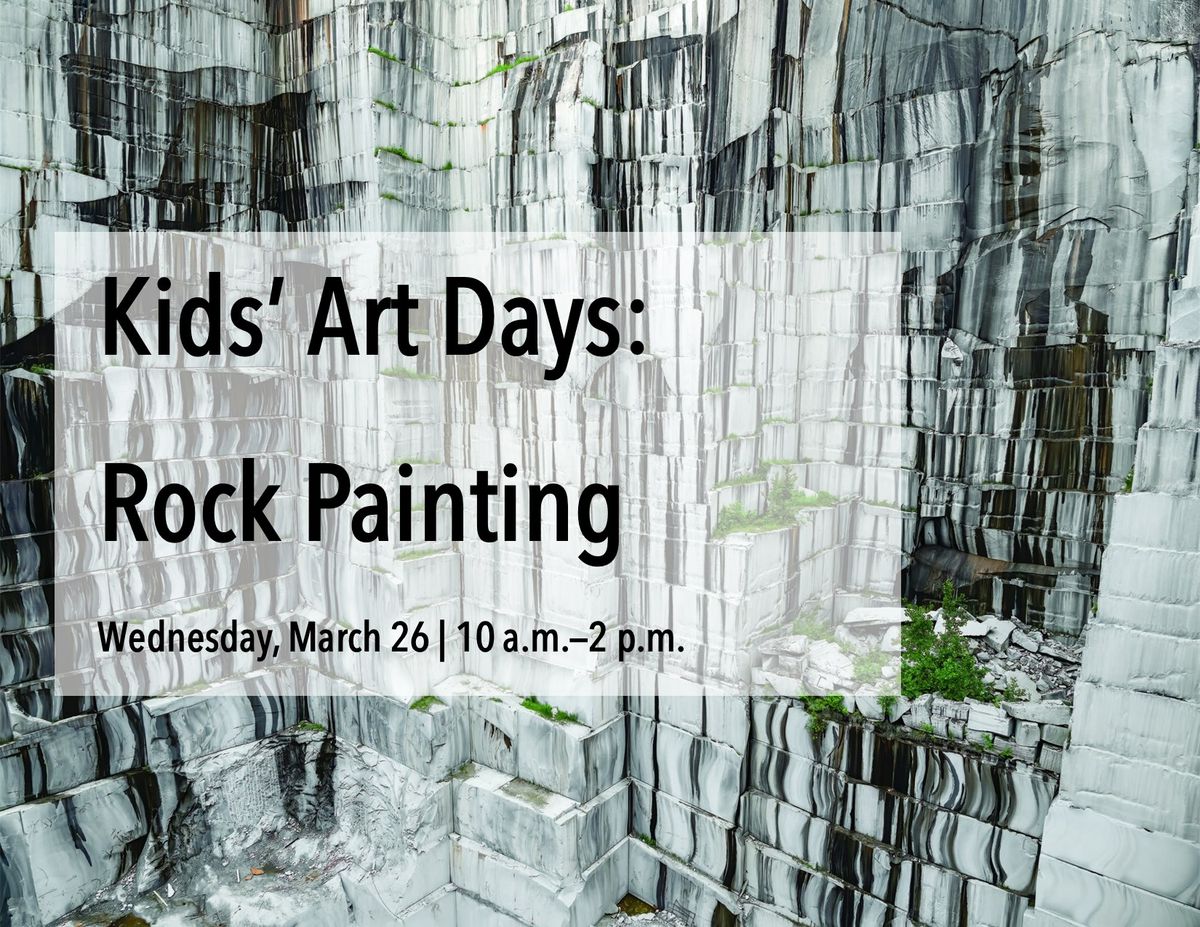 Kids' Art Days: Rock Painting