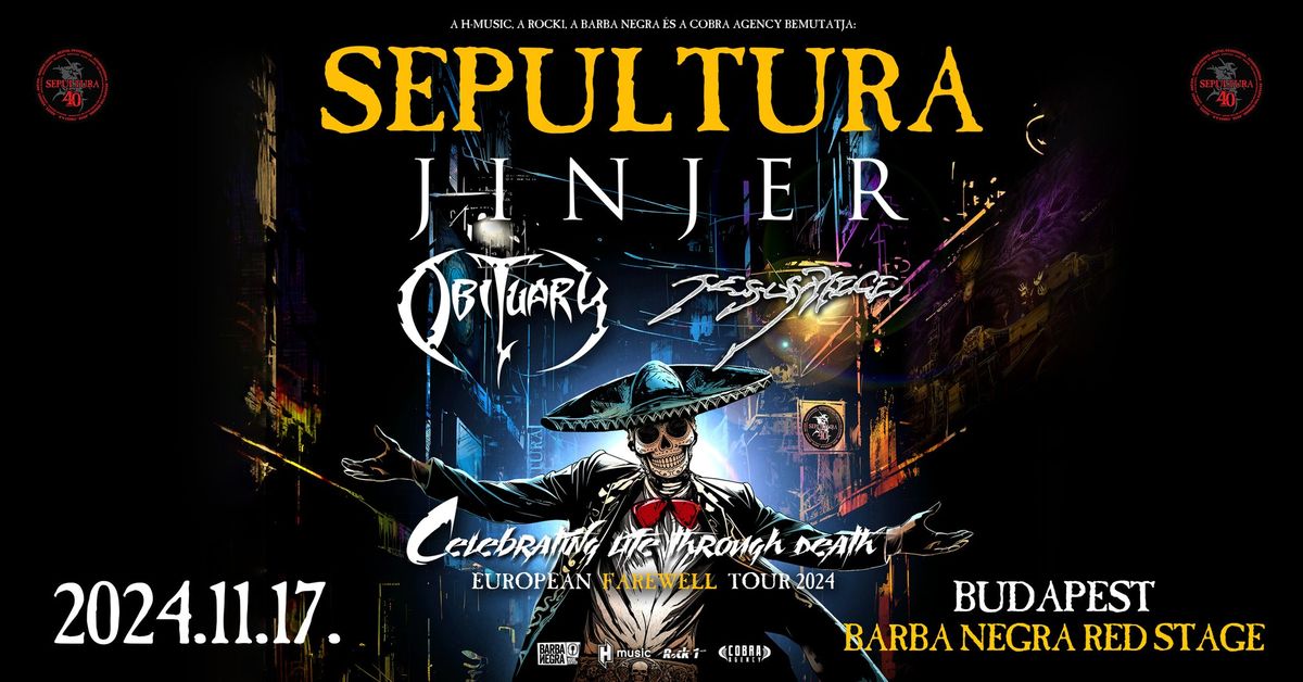 SEPULTURA I JINJER I OBITUARY I Barba Negra