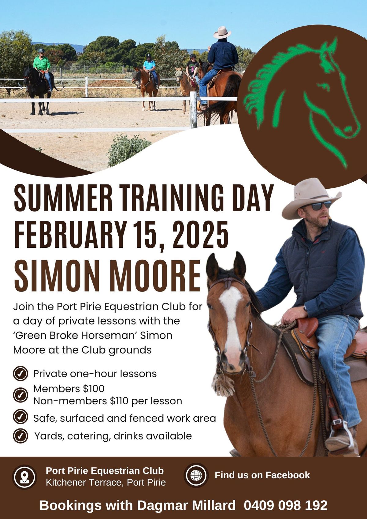 Lesson Day with The GreenBroke Horseman- Simon Moore 