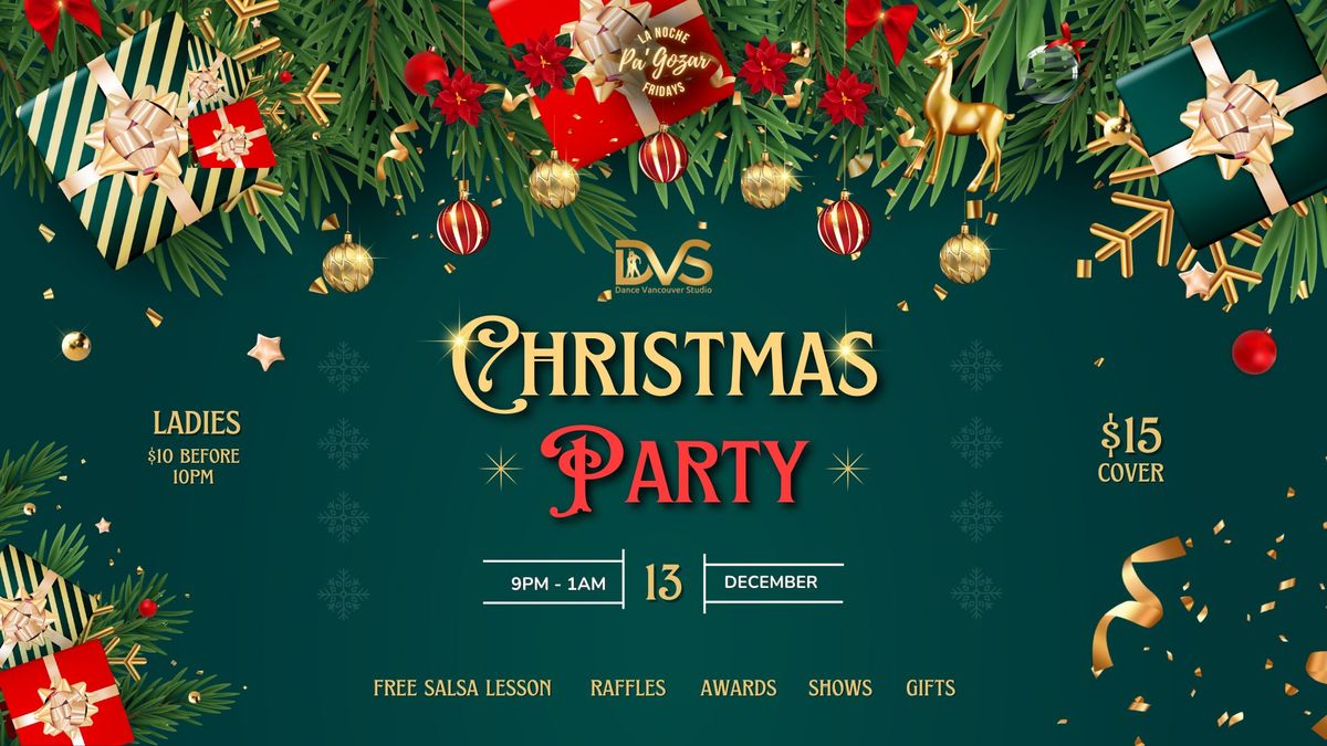 DVS Christmas Party at La Noche Pa' Gozar - Salsa & Bachata Social!