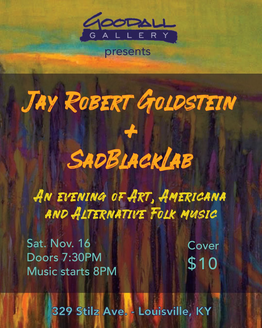 JRG & SBL at Goodall Gallery - Evening of Art & Music