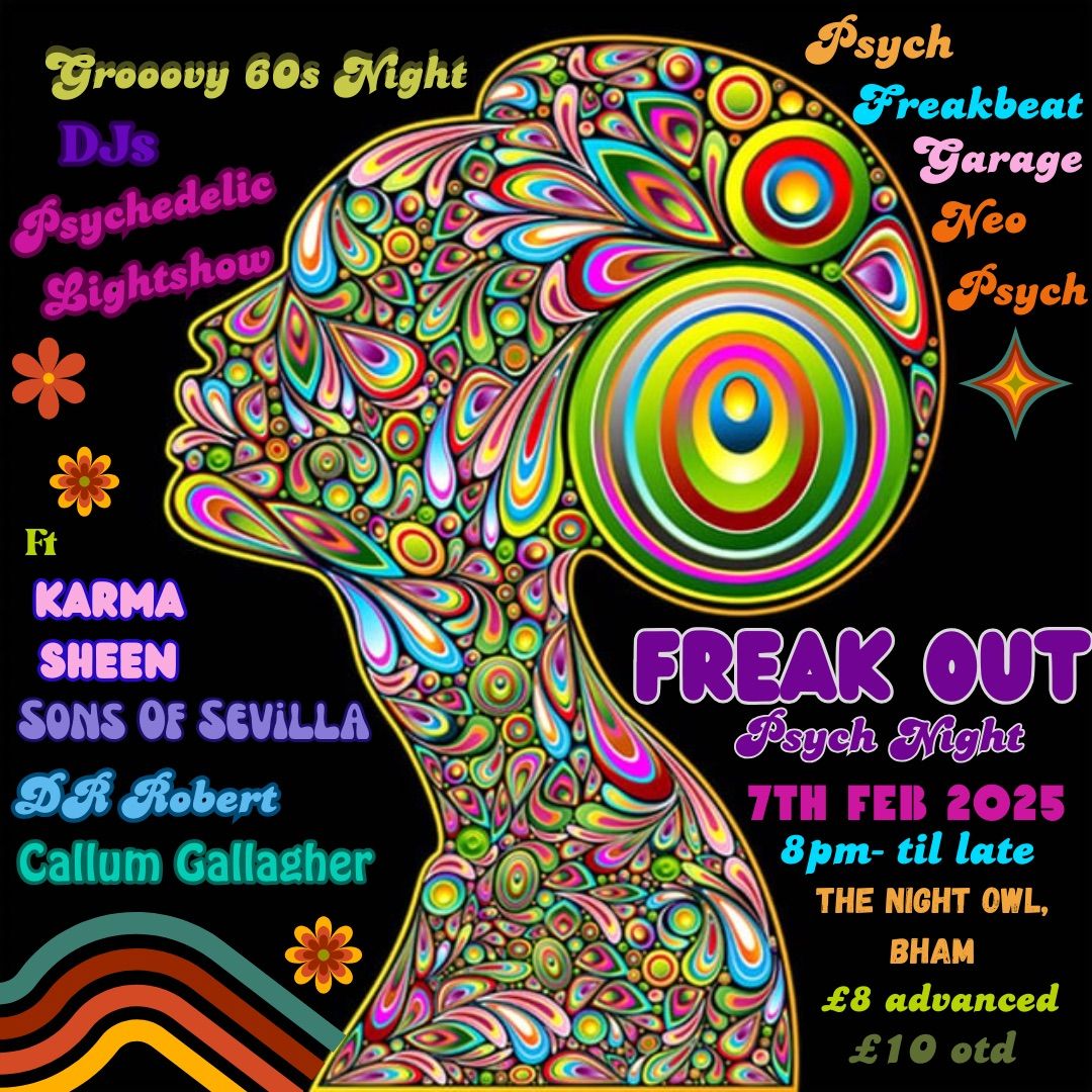 Freak Out Presents Karma Sheen + Sons of Sevilla