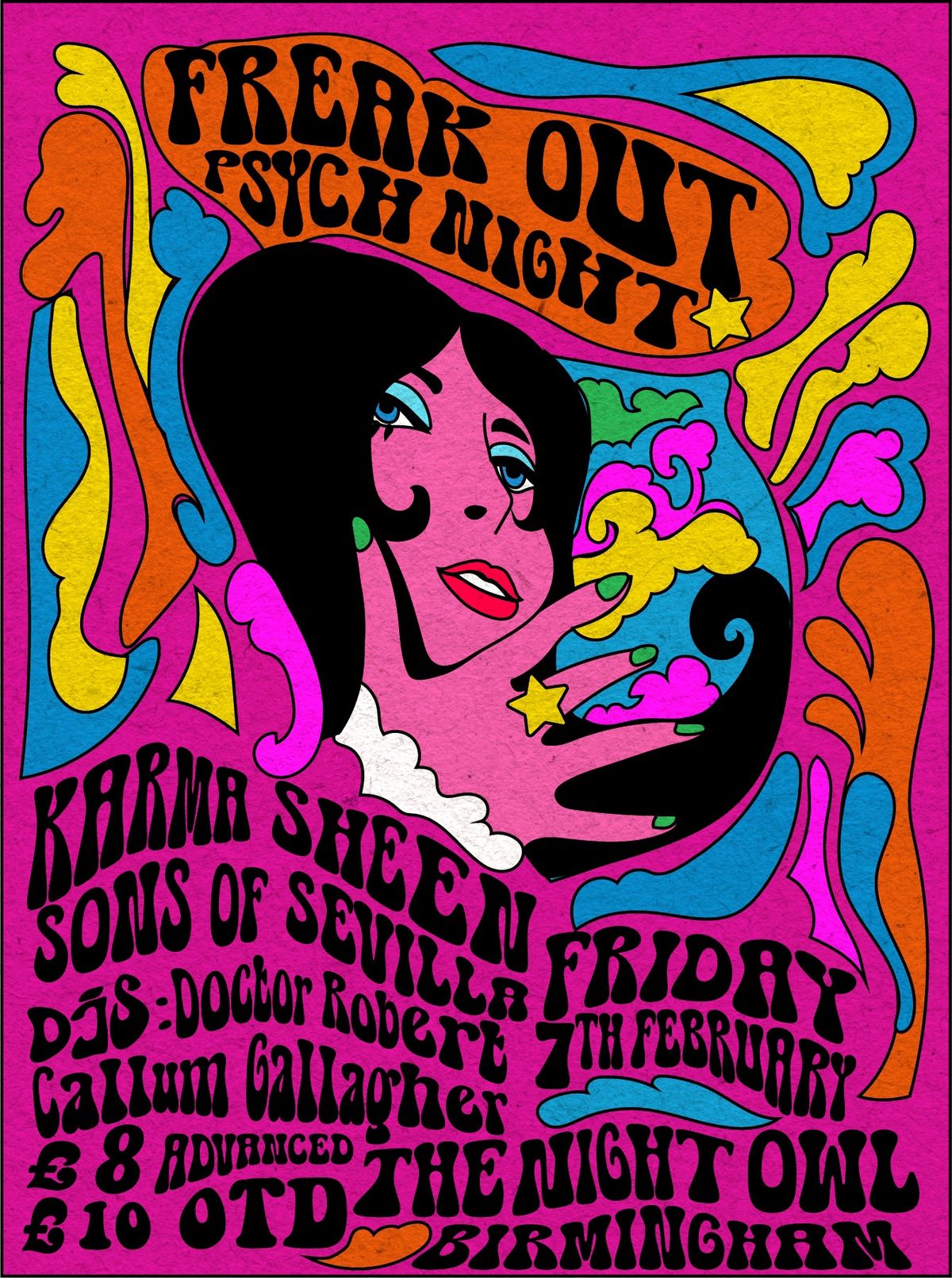 Freak Out Presents Karma Sheen + Sons of Sevilla