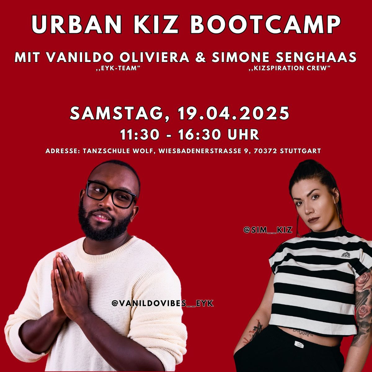 Urban Kiz Bootcamp mit Vanildo Oliveira von elevate your Kiz