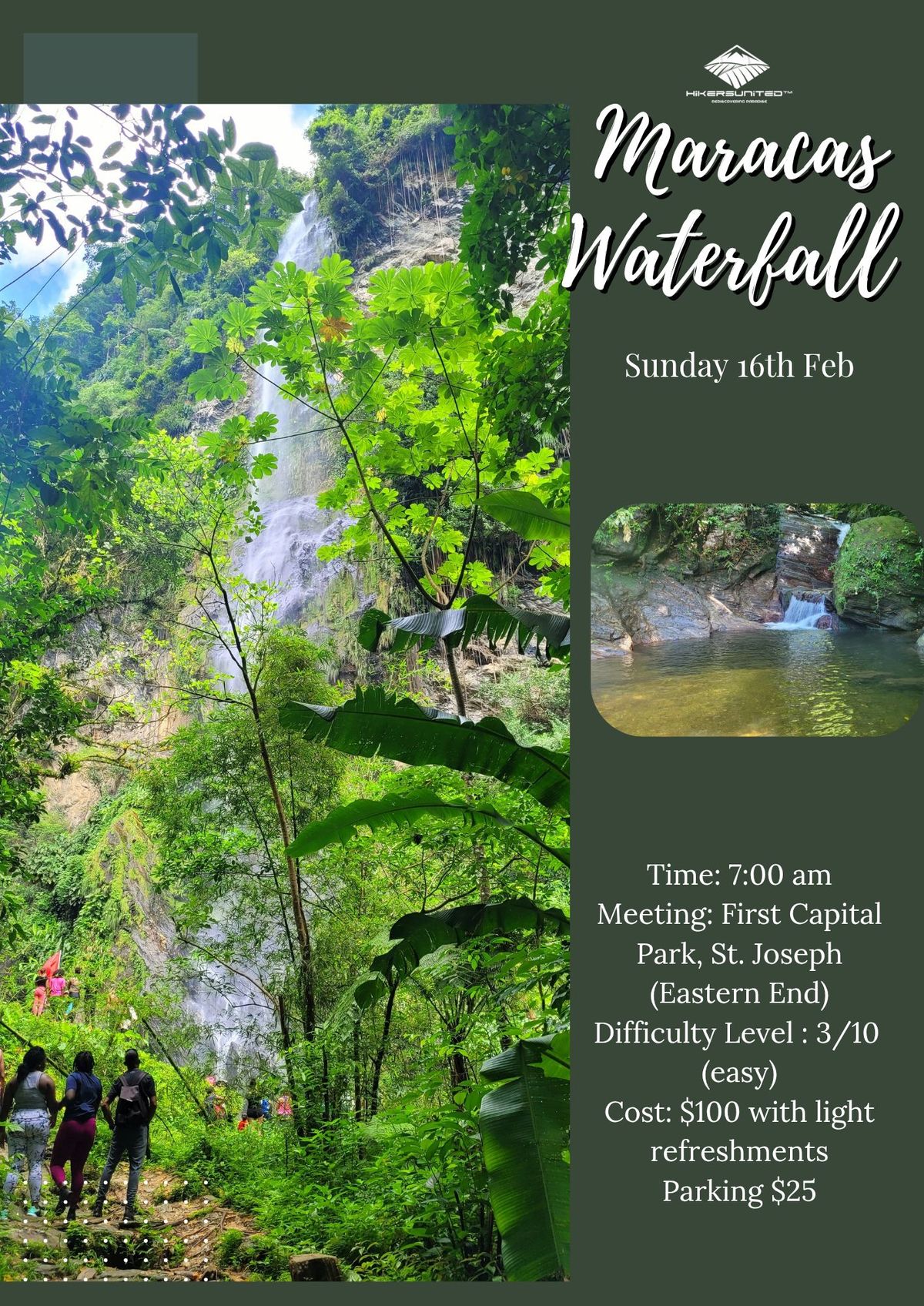 Hike to Maracas Waterfall \ud83d\udca6 The Tallest waterfall in \ud83c\uddf9\ud83c\uddf9