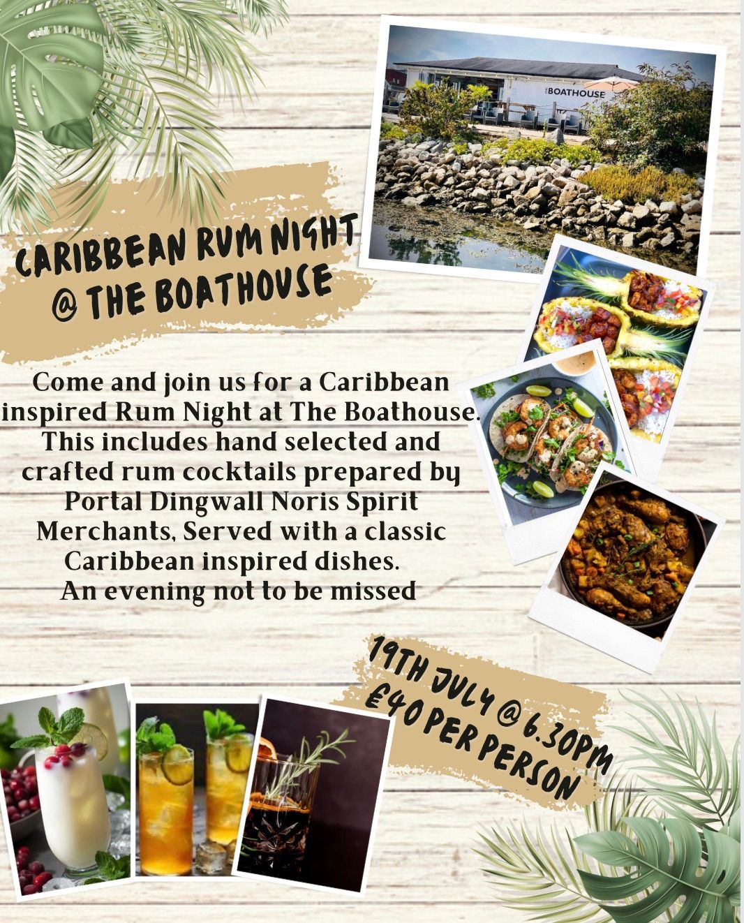 Caribbean Rum Tasting Night \u201cSold Out\u201d