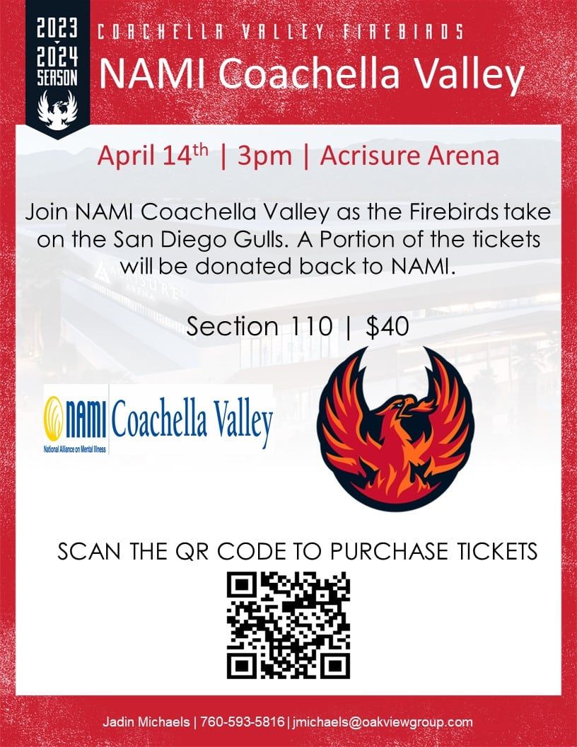 San Diego Gulls at Coachella Valley Firebirds