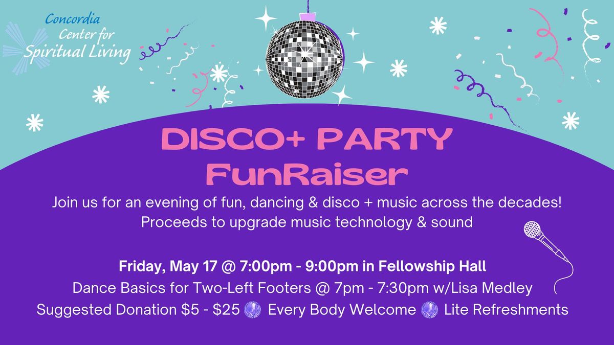 Disco Dance Party Fun-Raiser