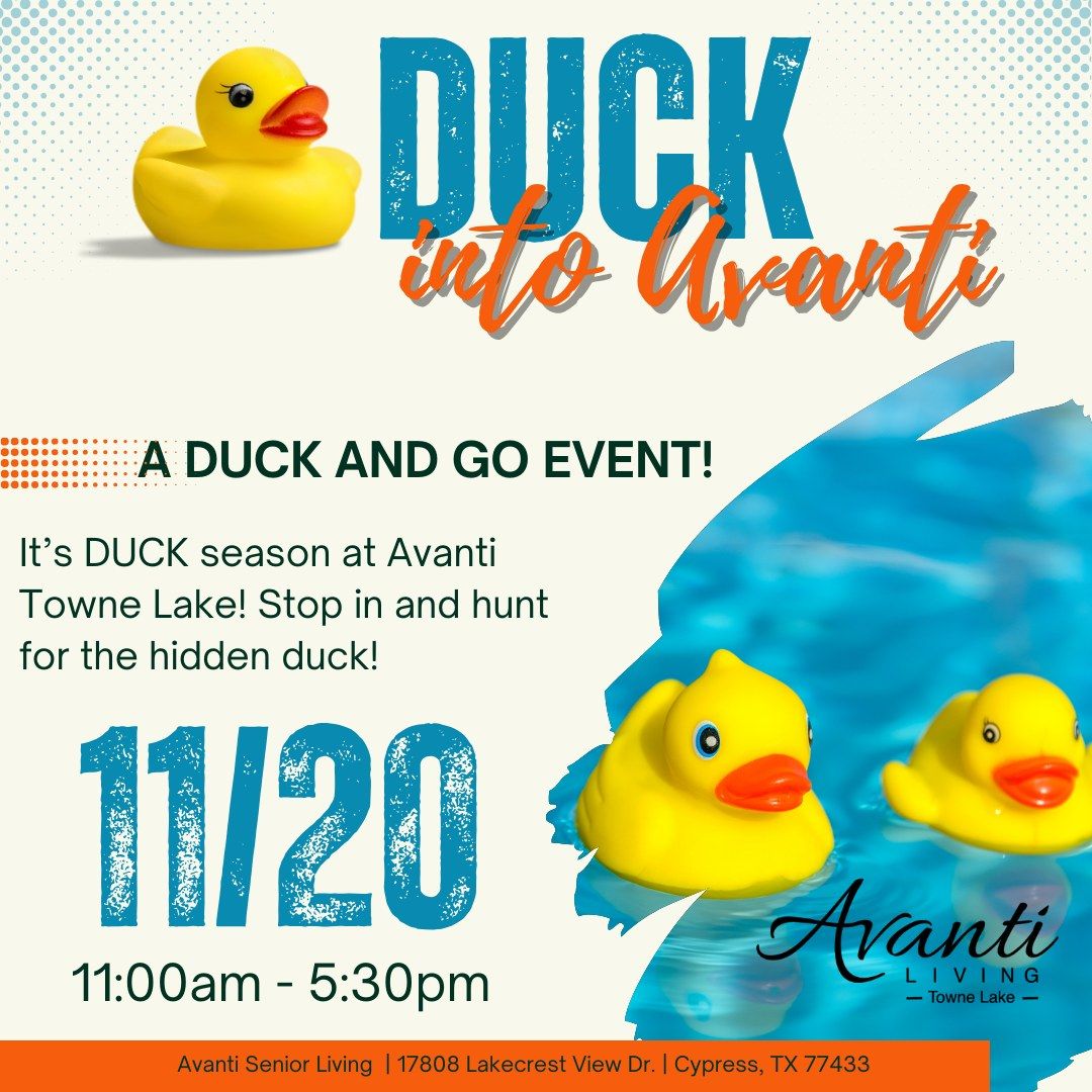 Duck into Avanti at Towne Lake! \ud83e\udd86 (PROFESSIONALS)