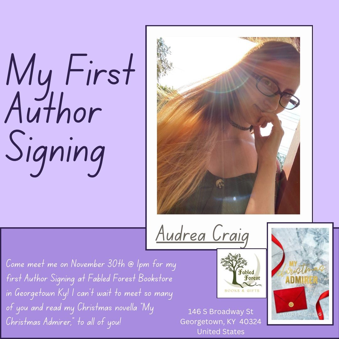 Audrea Craig\u2019s Author Signing