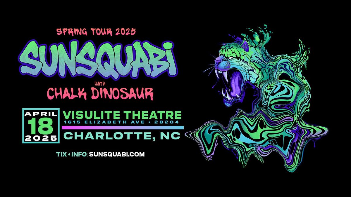 SunSquabi with Chalk Dinosaur in Charlotte, NC