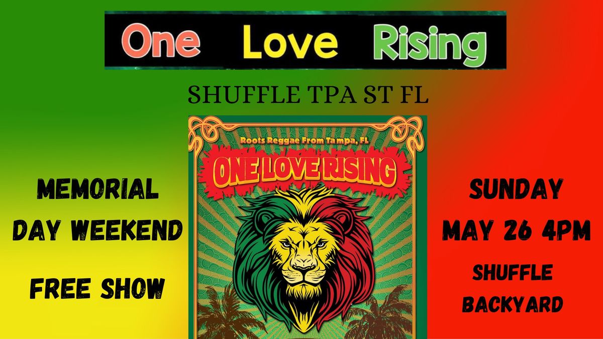 One Love Rising Reggae Band in the Shuffle Backyard