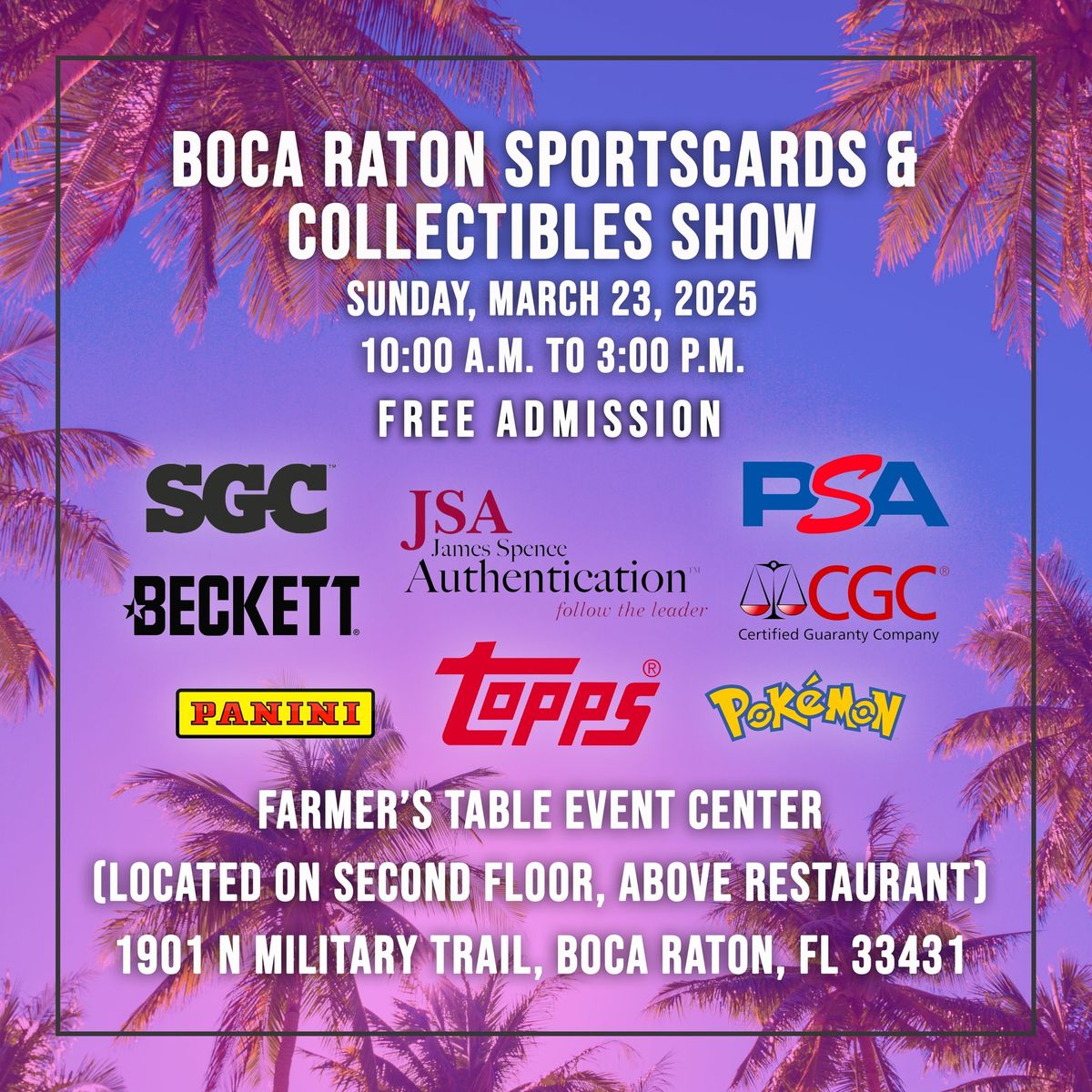 Boca Raton Sportscards & Collectibles Show